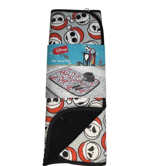 Disney The Nightmare Before Christmas Dish Drying Mat 16" x 18" - Picture 1 of 4